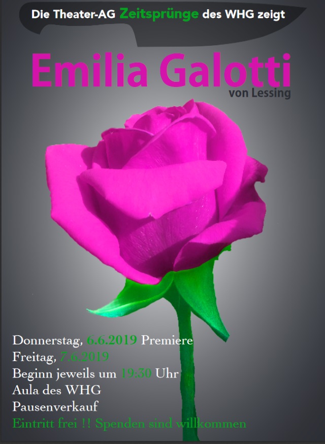 Emilia Galotti - Plakat